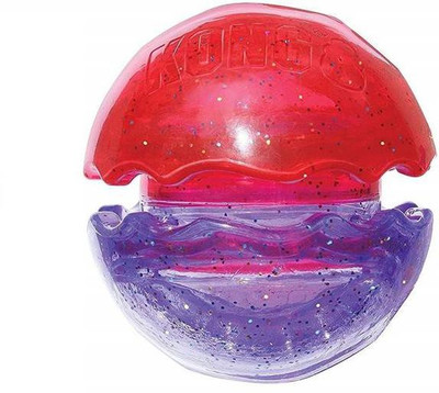 

Kong Goofy Tails-Kong Duets Kibble Multicolor Chew Ball Medium Rubber Chew Toy For Dog