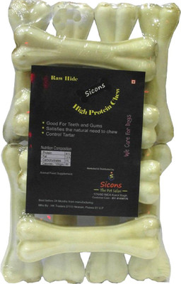 

SICONS Rawhide Dog Bone 6"X12 Chicken Dog Treat(1990 g)