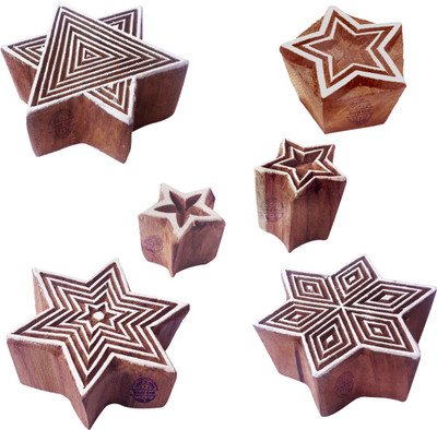 Royal Kraft Htag1927 Printing Blocks(Pack of 6)