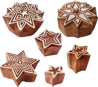 Royal Kraft Htag1975 Printing Blocks(Pack of 6)
