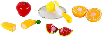 

toyRack Cut Fruits Set with Knife and plate