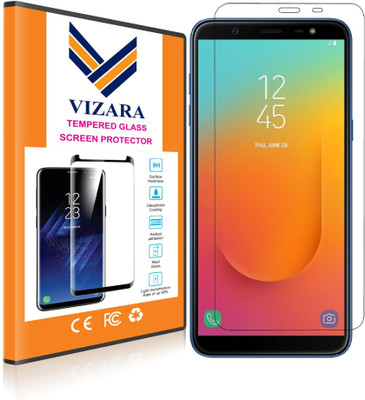 VIZARA Tempered Glass Guard for Samsung Galaxy J8(Pack of 1)