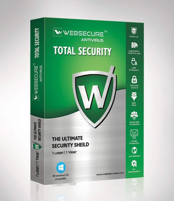 Websecure Total Security 1.0 User 1 Year(CD/DVD)