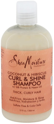 

Shea Moisture Coconut & Hibiscus Curl Shine Shampoo With Silk Protein Neem(384 ml)