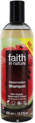 Faith in Nature Shampoo With Organic Watermelon Extract 13.5 Fl.(400 ml)