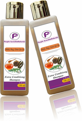 

Purple EssentioNaturals extra conditioning shampoo pack of 2(100 ml)