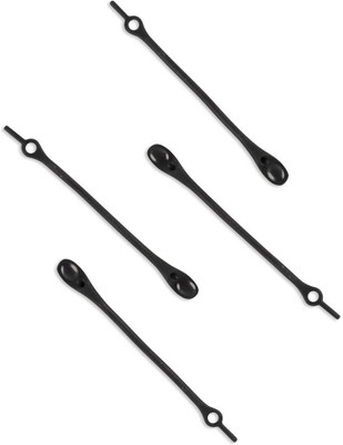 

Loops Casual No Tie Laces: All Elastic Shoe Laces for Sneakers and Sport Shoes 100% Satisfaction Guaranteed - LoopsCas Black Shoe Lace(Black Set of 14)