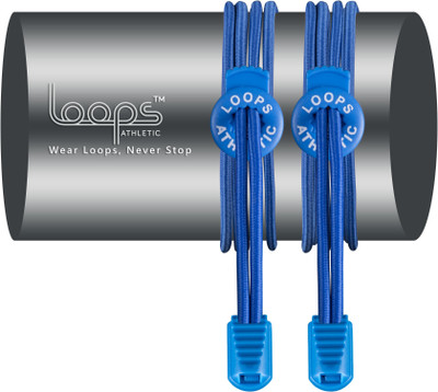 

Loops Athletic No Tie Laces: Elastic Laces with Patented Design to help you Train Insane, For Running, Marathons Mountaineering, Triathlon, Golf, Football, Tennis and other Athletic Activities, For Men, Women, Kids, Senior Citizens, Special needs, 100% Sa
