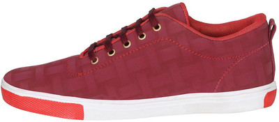

MOU Zar Check Sneakers Sneakers For Men(Maroon