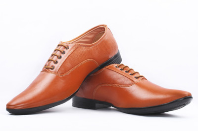 

Shoe Rock Vision(SRV) Party Wear+Official+Formal Shoes Oxford For Men(Brown