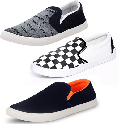 

Dagcros Slip On Sneakers For Men(Multicolor, Multicolour