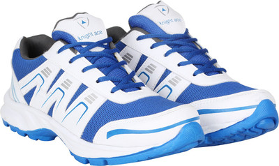 

Knight Ace Cross-Trainer Running Shoes For Men(White, Blue