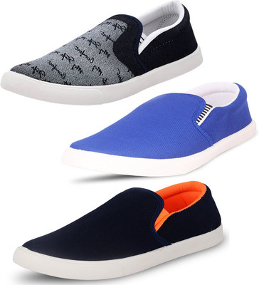

Dagcros Slip On Sneakers For Men(Multicolor, Multicolour