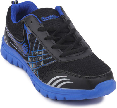 action black sports shoes