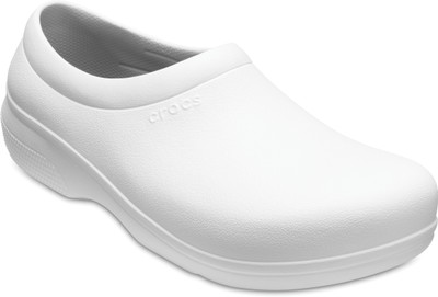 

Crocs On The Clock Work SlipOn Casuals For Men(White
