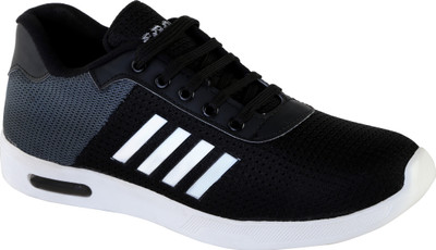 Zappy Running Shoes For Men(Black, Grey