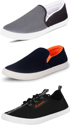 

Wwodcell Slip On Sneakers For Men(Multicolor, Grey