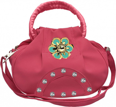 

BUY FOR CHANGE LLP Women Casual, Formal Pink PU Sling Bag
