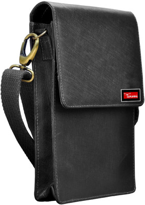 

Tamanna Men & Women Formal Black Genuine Leather Sling Bag