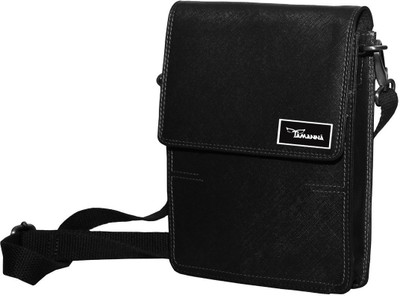

Tamanna Men & Women Formal Black Genuine Leather Sling Bag