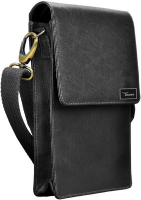 

Tamanna Men & Women Formal Black Genuine Leather Sling Bag