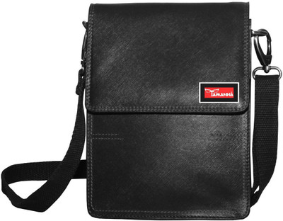 

Tamanna Men & Women Formal Black Genuine Leather Sling Bag