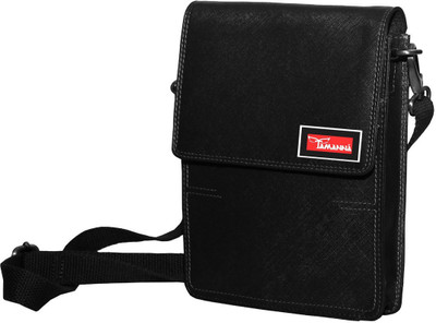 

Tamanna Men & Women Formal Black Genuine Leather Sling Bag