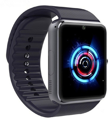 Crasply GT08 Black Smartwatch Black Smartwatch(Black Strap Free Size)