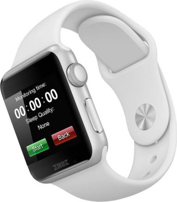 

Gazzet 4G Sim Card and Memory Cards Supported Bluetooth Smart watch Android and IOS Series Smartwatch(White Strap Free Size)