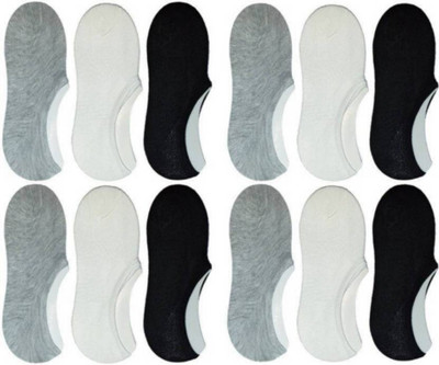Chartbusters Men & Women Solid Low Cut(Pack of 6)