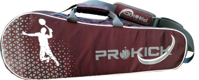 

Prokick Badminton Kitbag with Double Zipper Compartments - Wine Kitbag(Yellow, Kit Bag)