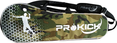 

Prokick Badminton Kitbag with Double Zipper Compartments - Camouflage/Black Kitbag(Yellow, Kit Bag)