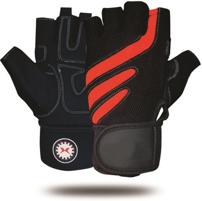 

CARBON CLAW NUCLEAR WEIGHTLIFTING GLOVE Gym & Fitness Gloves (Free Size, Red), Black