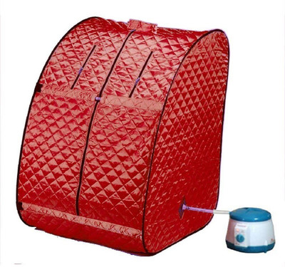 

Fasteck Best quality & Stylish Portable Therapeutic Steam Sauna Bath Home Spa Weight Lose Home Cleaning Kit for Men and Women (Made in India) Portable Steam Sauna Bath(Red)