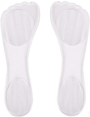 

AGE CARE 1Pair of Self-adhesive Transparent High Heels Insoles - Comfortable Silicone Gel Foot Cushion -Arch Support Anti Slip Shoe Inserts -reduce Pain for flat foot.(White