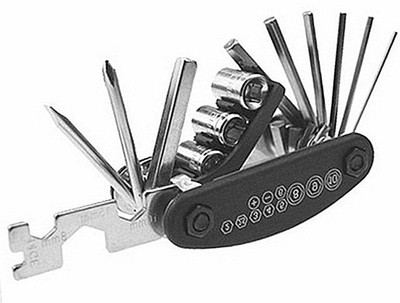 

AlexVyan Special 15 in 1 Multi-function Bicycle Tools Sets Bike Bicycle Multi Repair Tool Kit Hex Spoke Wrench Mountain Cycle Screwdriver Tool Cycling Cycle Tool Kit
