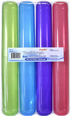 

Ozette Anti Bacterial Container/ Toothbrush Case(Pack of 4)