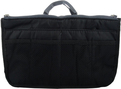 

Bagaholics Multipurpose Cosmetic Makeup Multi utility Pouch Travel Toiletry Kit Pouch(Black)