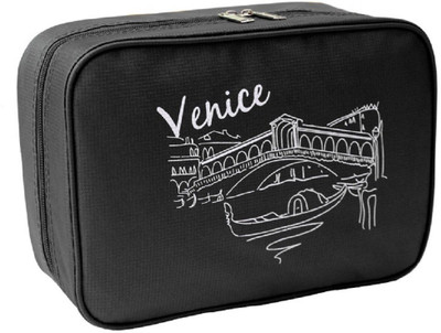 Lemish Cosmetic Pouch(Black)