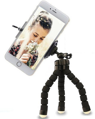 

Rewy Universal Flexible Octopus Style Tripod for Mobile Phone, Camera, DSLR, Smartphones with Universal Mobile Monopod Mount Adapter & Long Screw Mobile Holder Tripod(Multicolor, Supports Up to 1500 g)