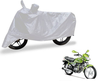 Shivonic Two Wheeler Cover for Hero(HF Deluxe, Silver)