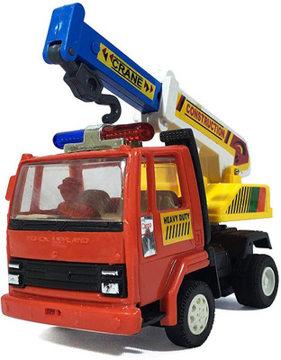 

E-Chariot AL Crane CT-064-Red Miniature Automobile toy (Pull Back Action) Contents may vary from illustrations.(Red)