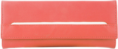 

Aisna Women Casual Pink Artificial Leather Wallet(6 Card Slots), Orange