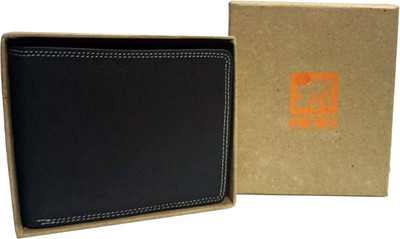 

Leo Men Casual Black Genuine Leather Wallet(8 Card Slots)