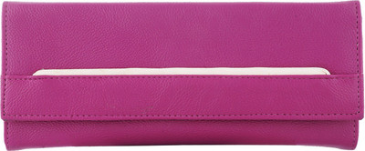 

Aisna Women Pink Artificial Leather Wallet(6 Card Slots)