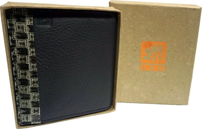 

Leo Men Casual Black Genuine Leather Wallet(8 Card Slots), Multicolor