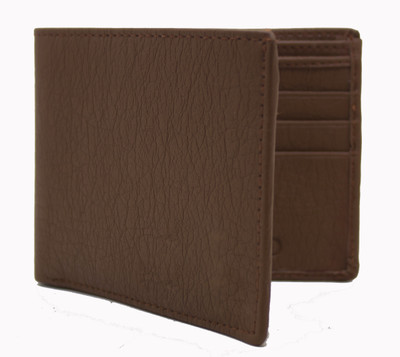 

Nietz Men Brown Artificial Leather Wallet(10 Card Slots)