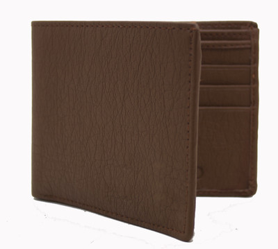

Nietz Men Brown Artificial Leather Wallet(10 Card Slots)