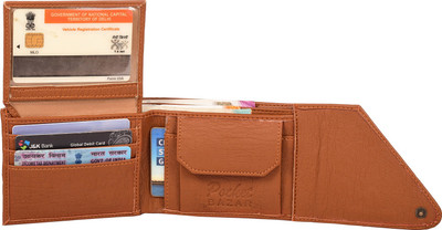 

pocket bazar Girls Formal Tan Artificial Leather Wallet(5 Card Slots)