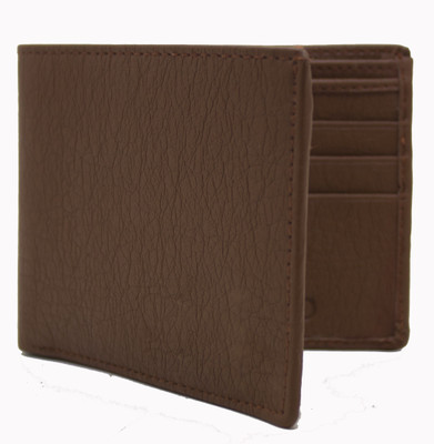 

Nietz Men Brown Artificial Leather Wallet(10 Card Slots)